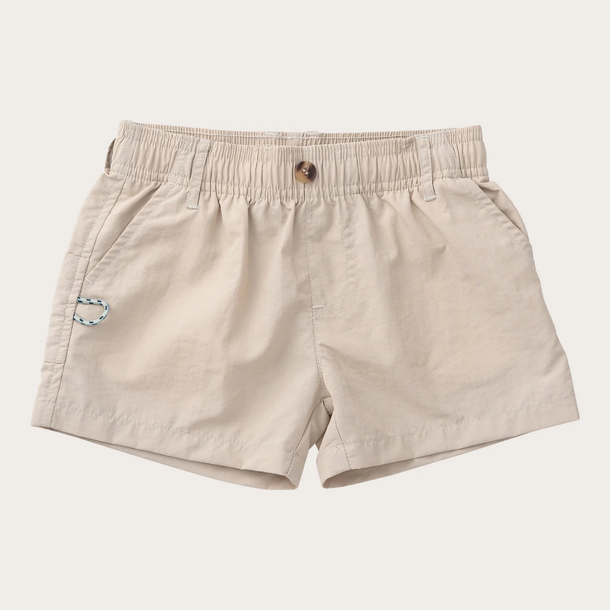 Boys' Outrigger Performance Short in Feather Gray Khaki
