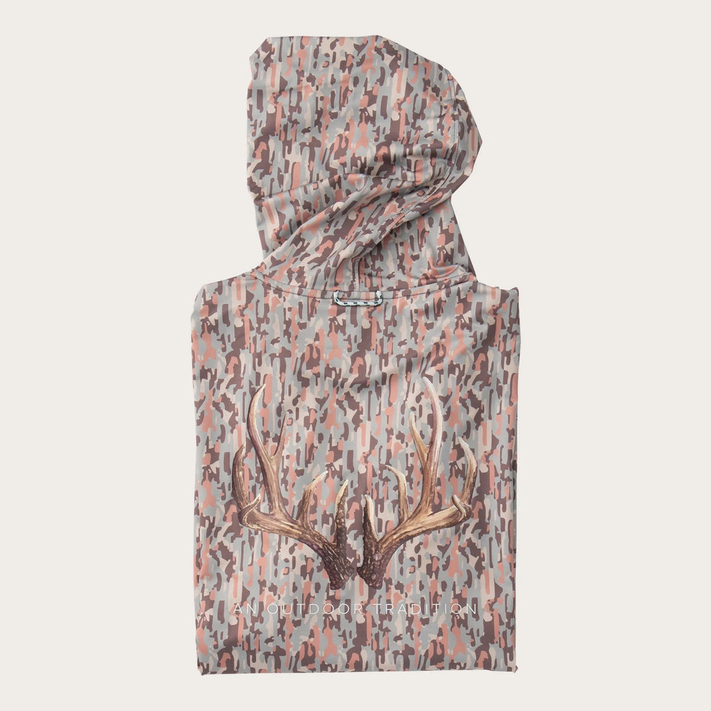 Men's Neutral Stay in the Lines Camo Pro Performance Hoodie T-shirt
