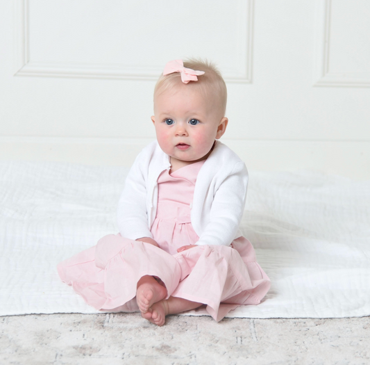 Cropped Curved Hem Cardigan