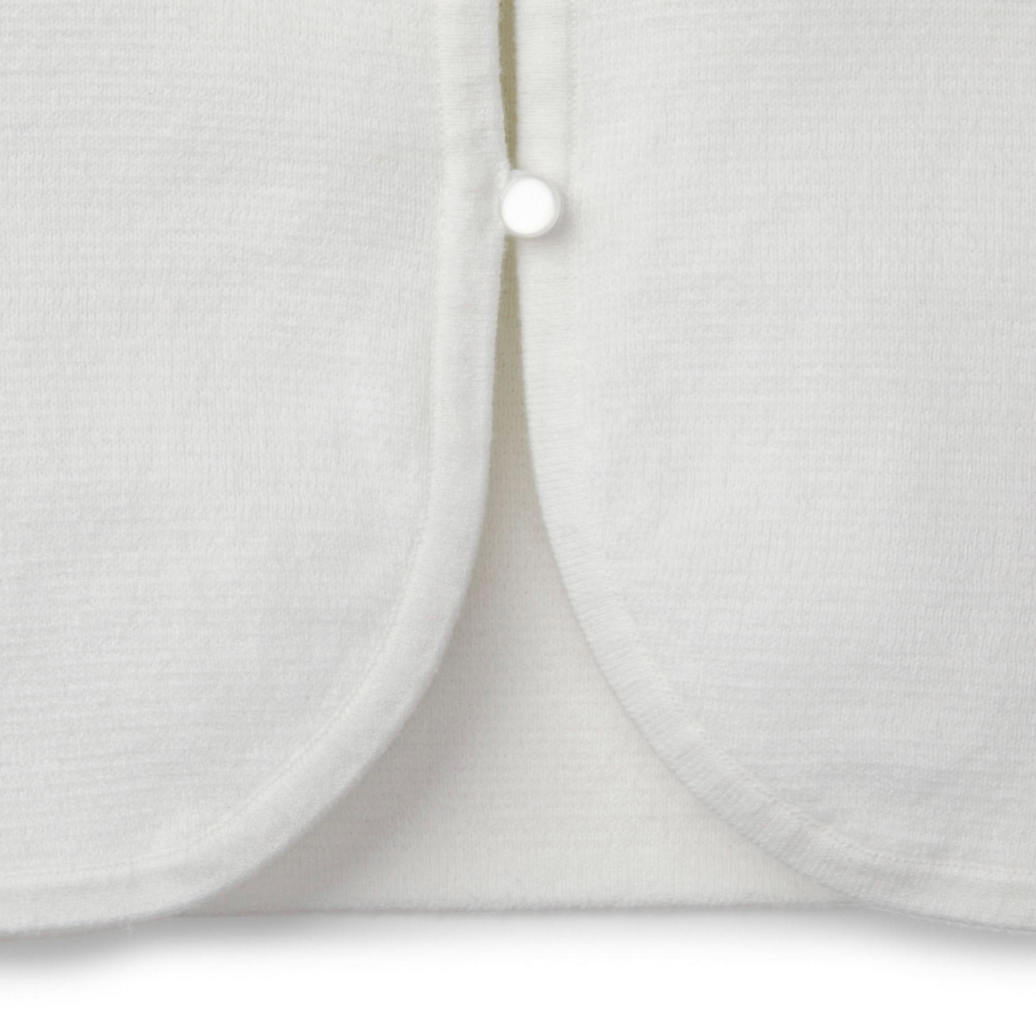 Cropped Curved Hem Cardigan