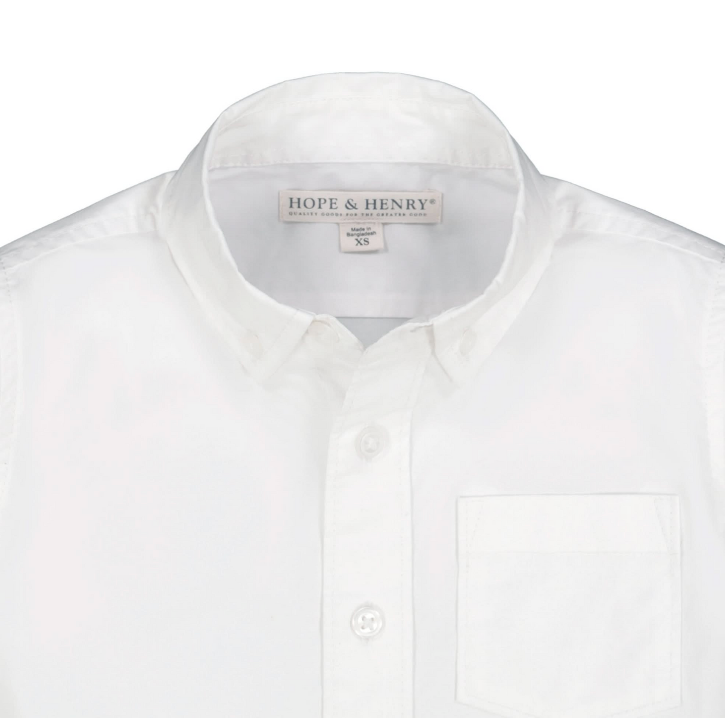 Stretch Poplin Organic Button Down Shirt