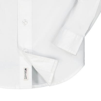 Stretch Poplin Organic Button Down Shirt