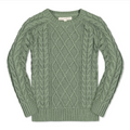 Organic Raglan Fisherman Sweater