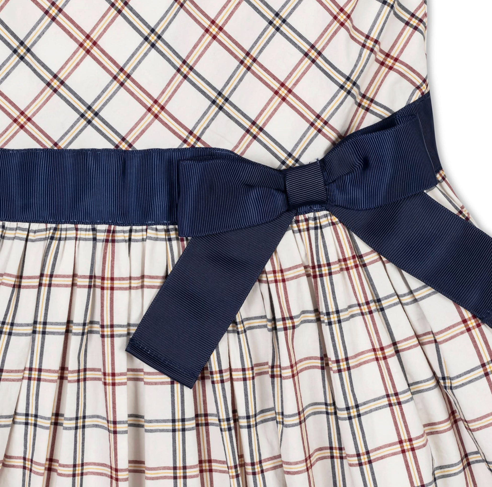 Organic Stretch Poplin Sash Dress