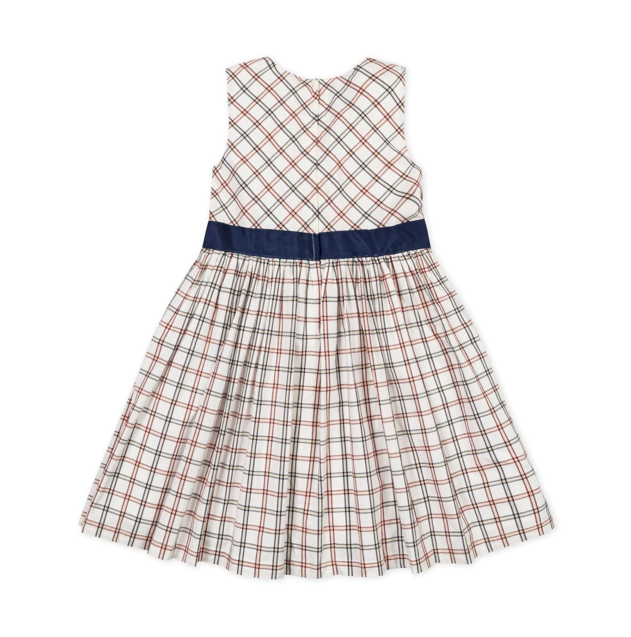 Organic Stretch Poplin Sash Dress