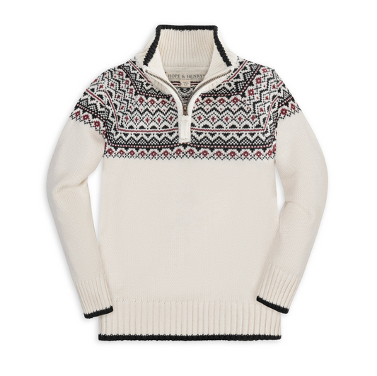 Organic Half Zip Ski Sweater
