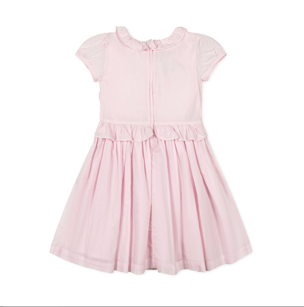 Organic Puff Sleeve Smocked Party Dress