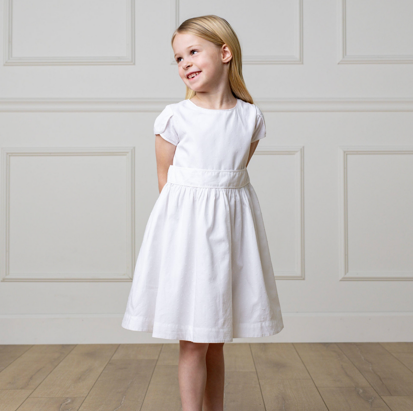 Organic Tulip Sleeve Party Dress