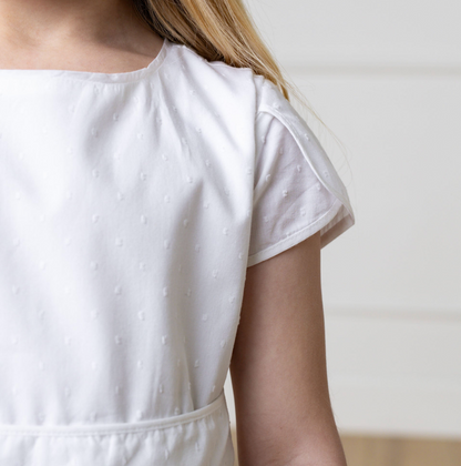 Organic Tulip Sleeve Party Dress