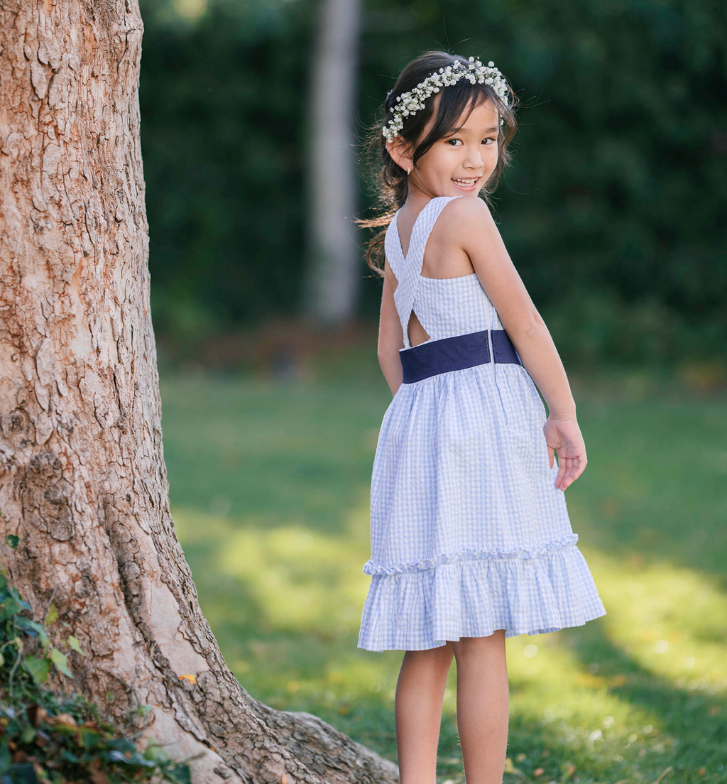Organic Cross Back Party Dress
