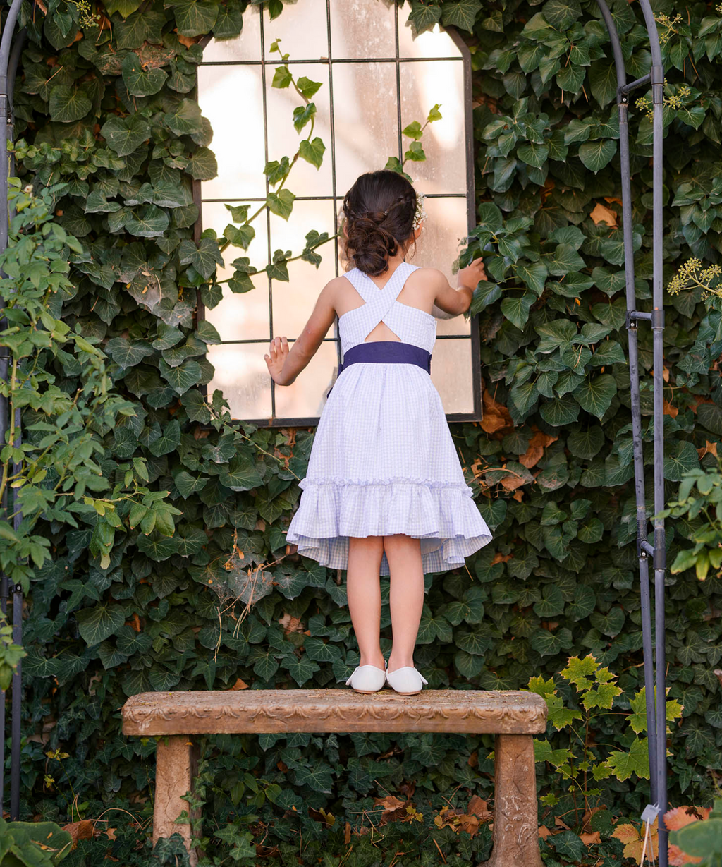 Organic Cross Back Party Dress