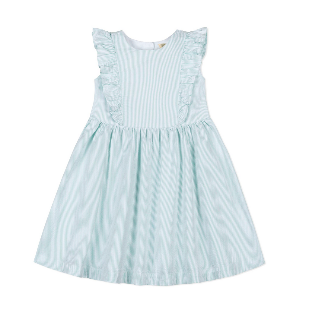 Organic Flutter Sleeve Open Back Dress