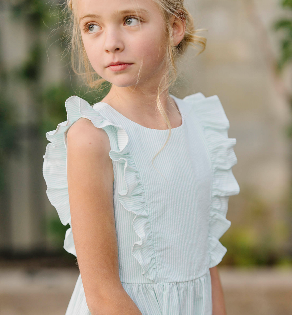 Organic Flutter Sleeve Open Back Dress