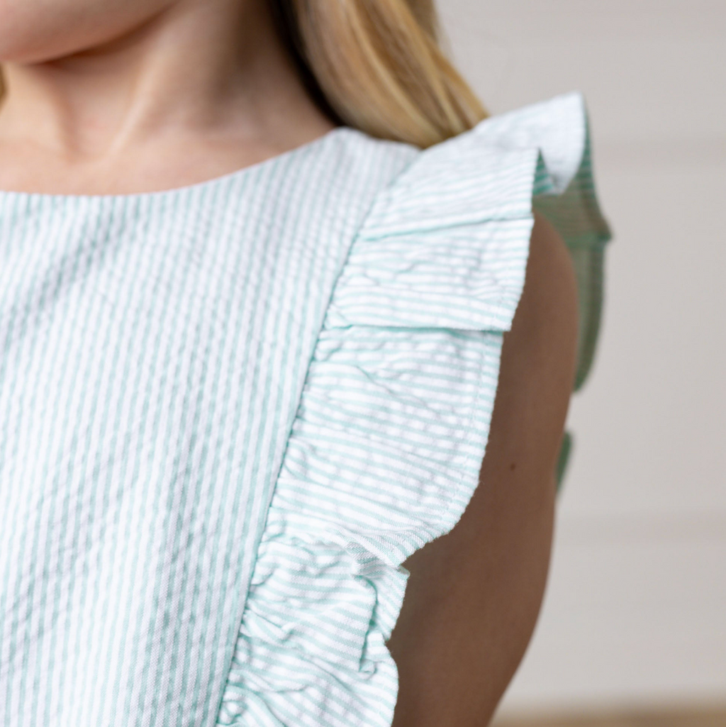 Organic Flutter Sleeve Open Back Dress