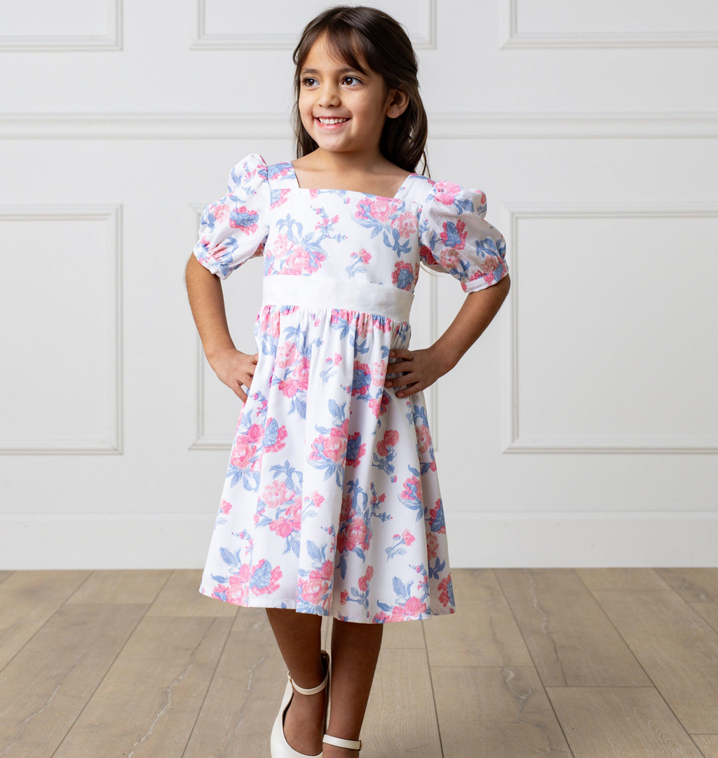 Organic Puff Sleeve Party Dress