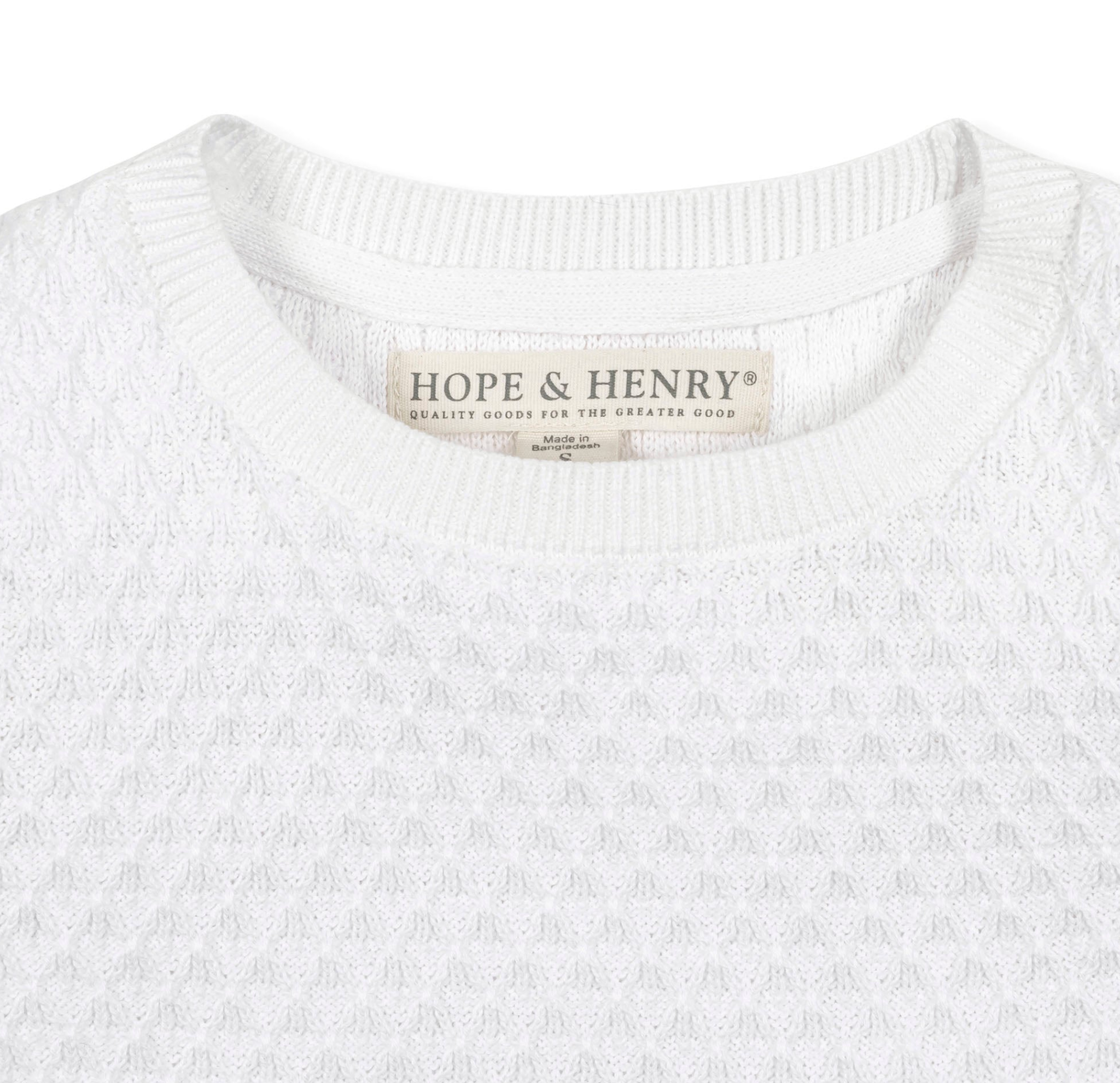 Organic Ruffle Edge Sweater Top