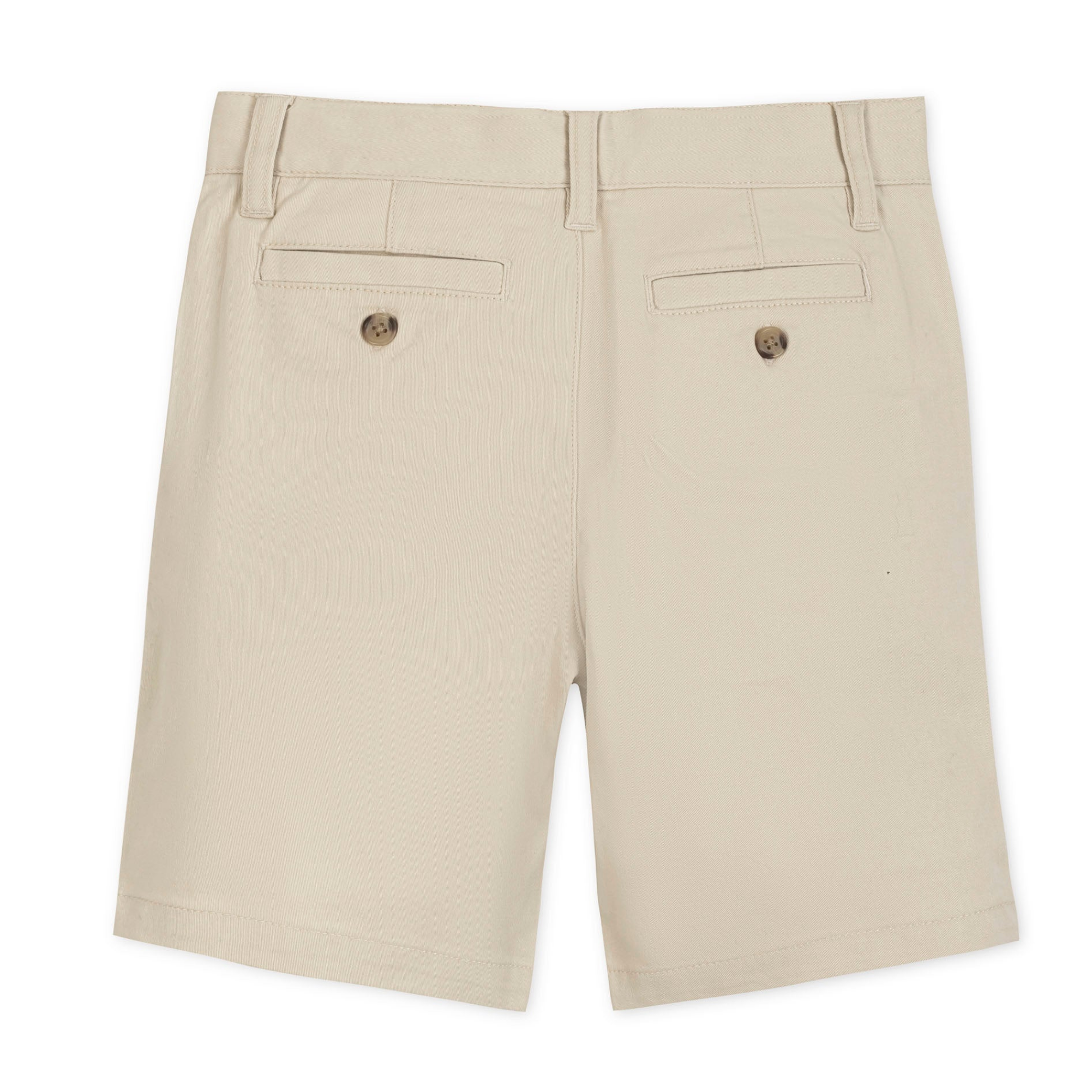 Khaki Organic Stretch Chino Short