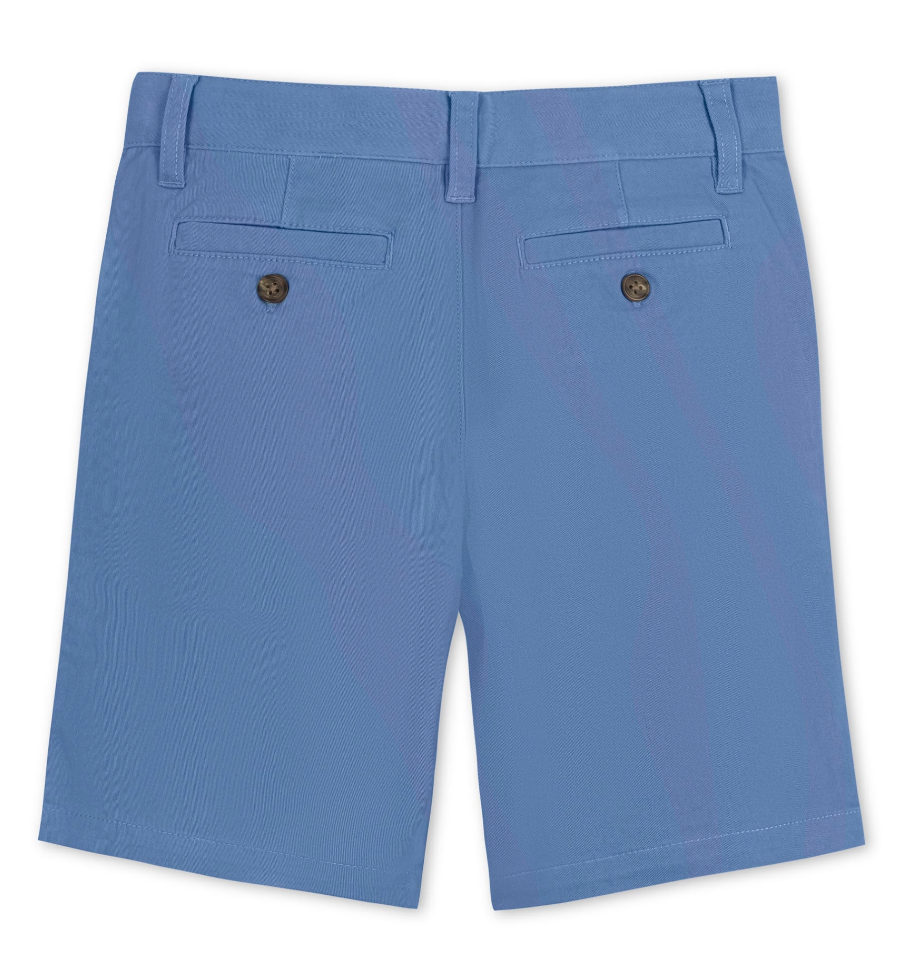 Blue Organic Stretch Chino Short