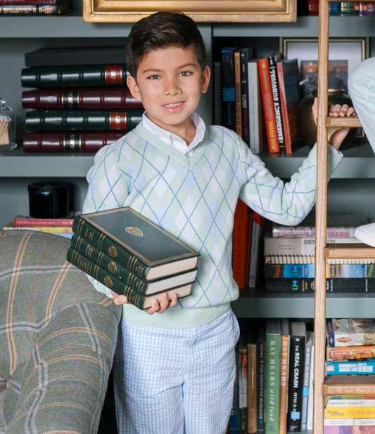 Organic Fine Gauge V-Neck Sweater