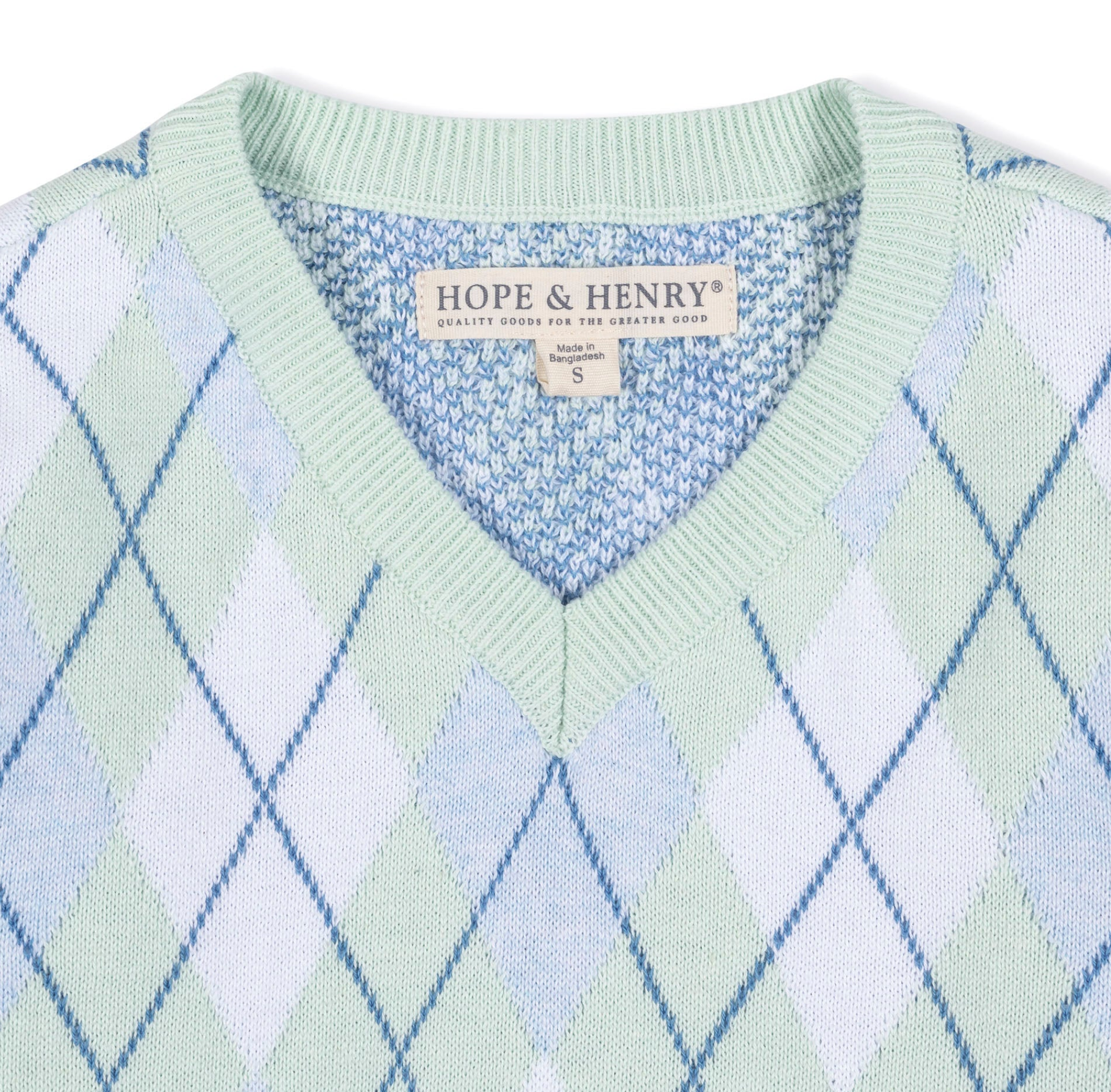 Organic Fine Gauge V-Neck Sweater