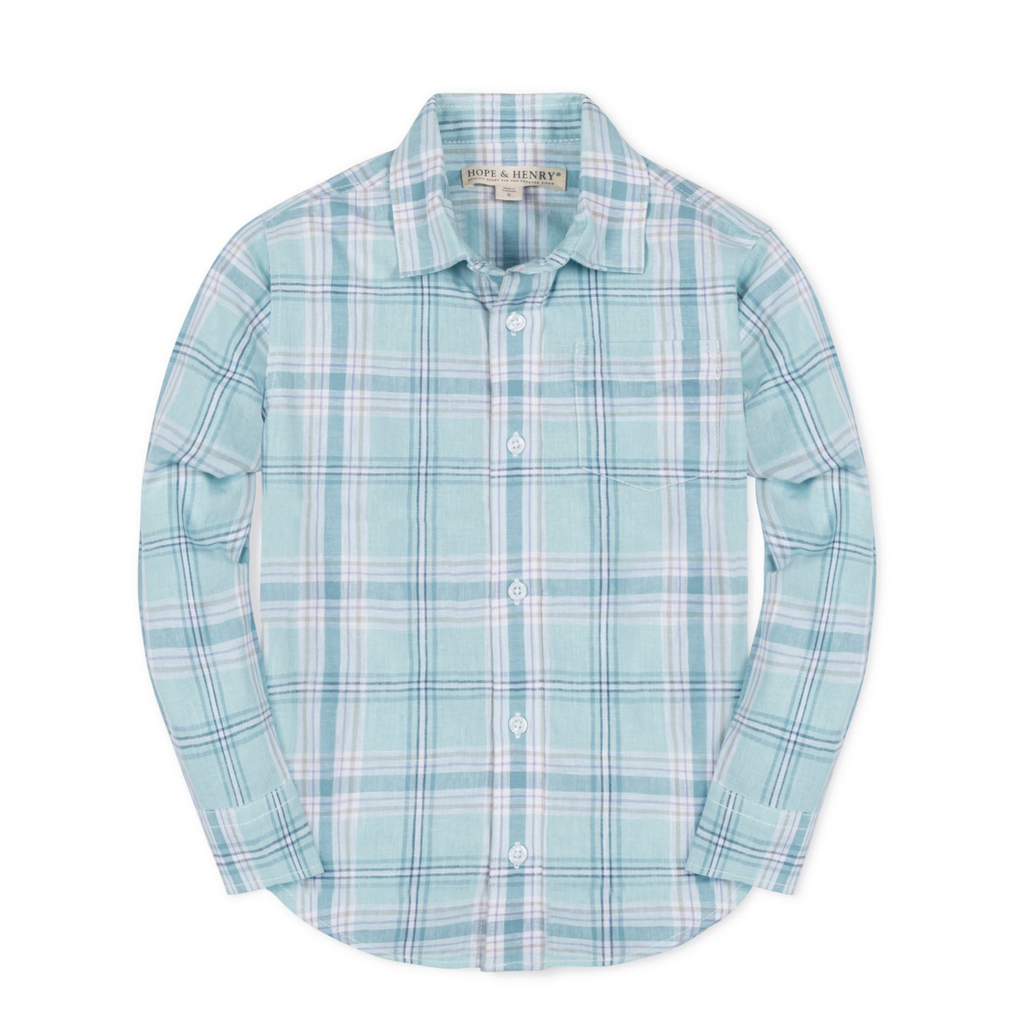 Tea Room Blue Plaid Shirt