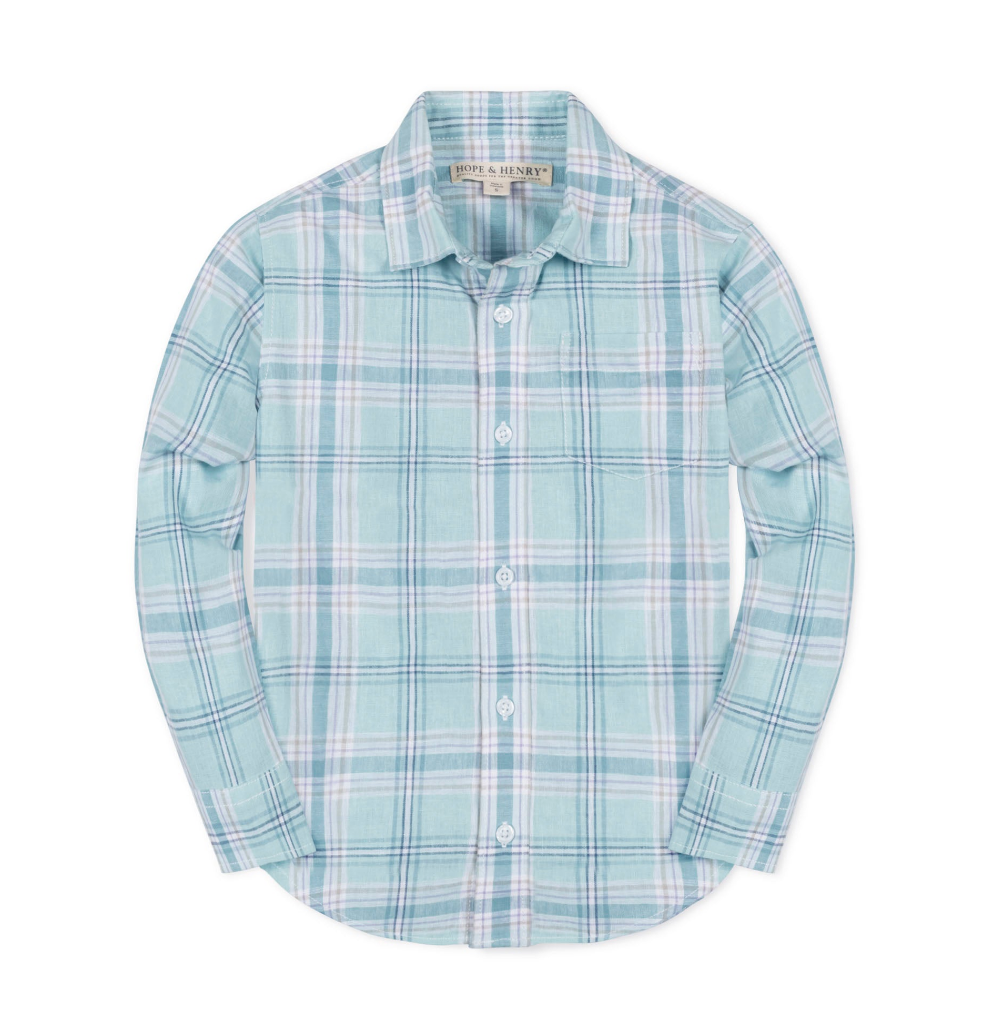 Tea Room Blue Plaid Shirt