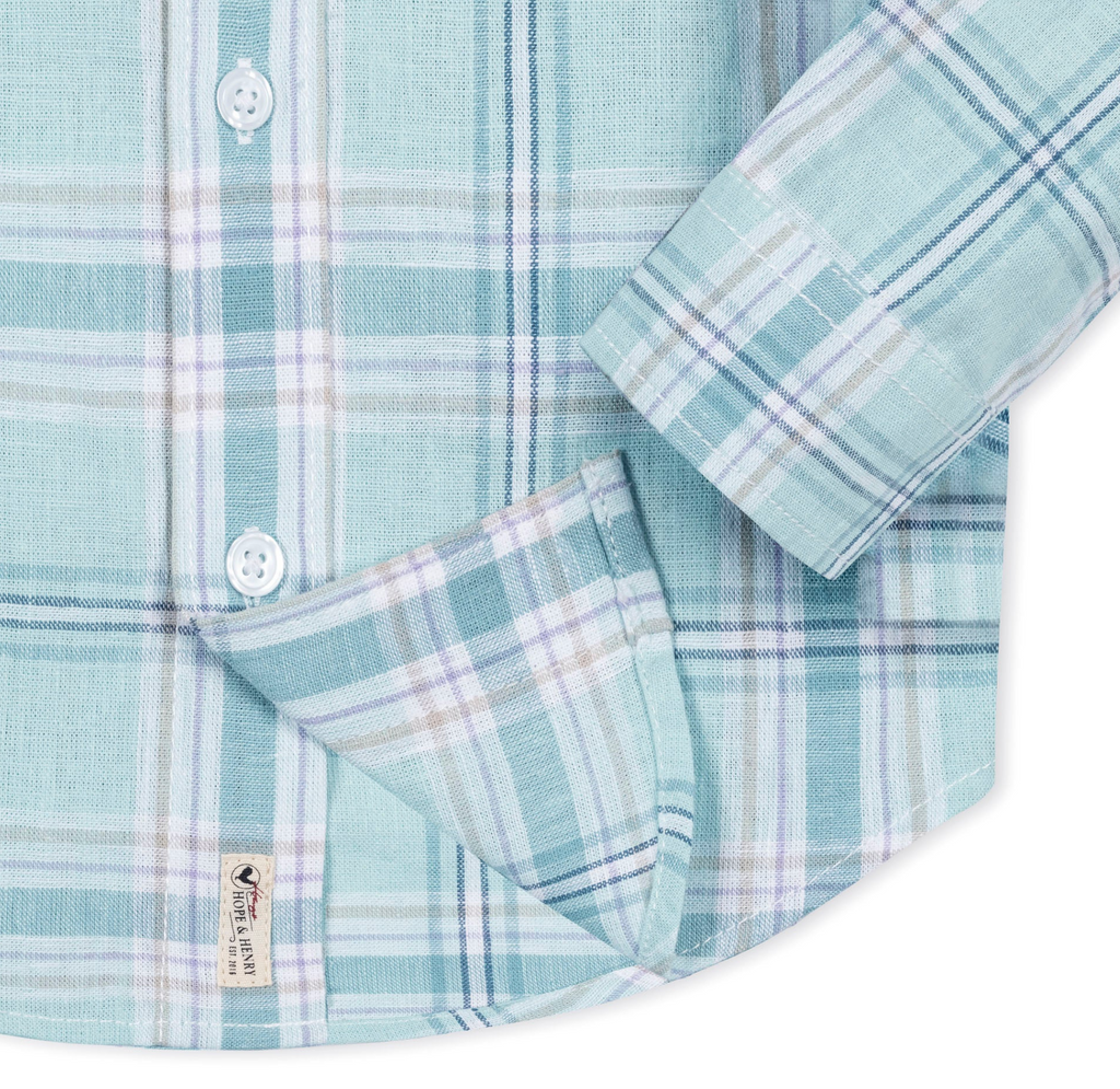 Tea Room Blue Plaid Shirt