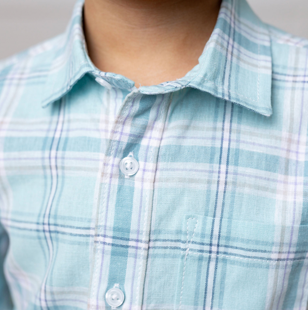 Tea Room Blue Plaid Shirt