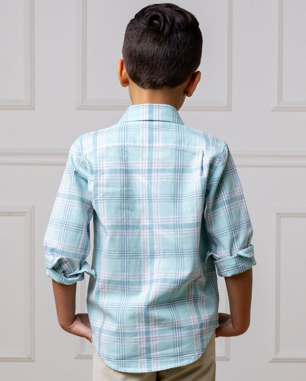 Tea Room Blue Plaid Shirt