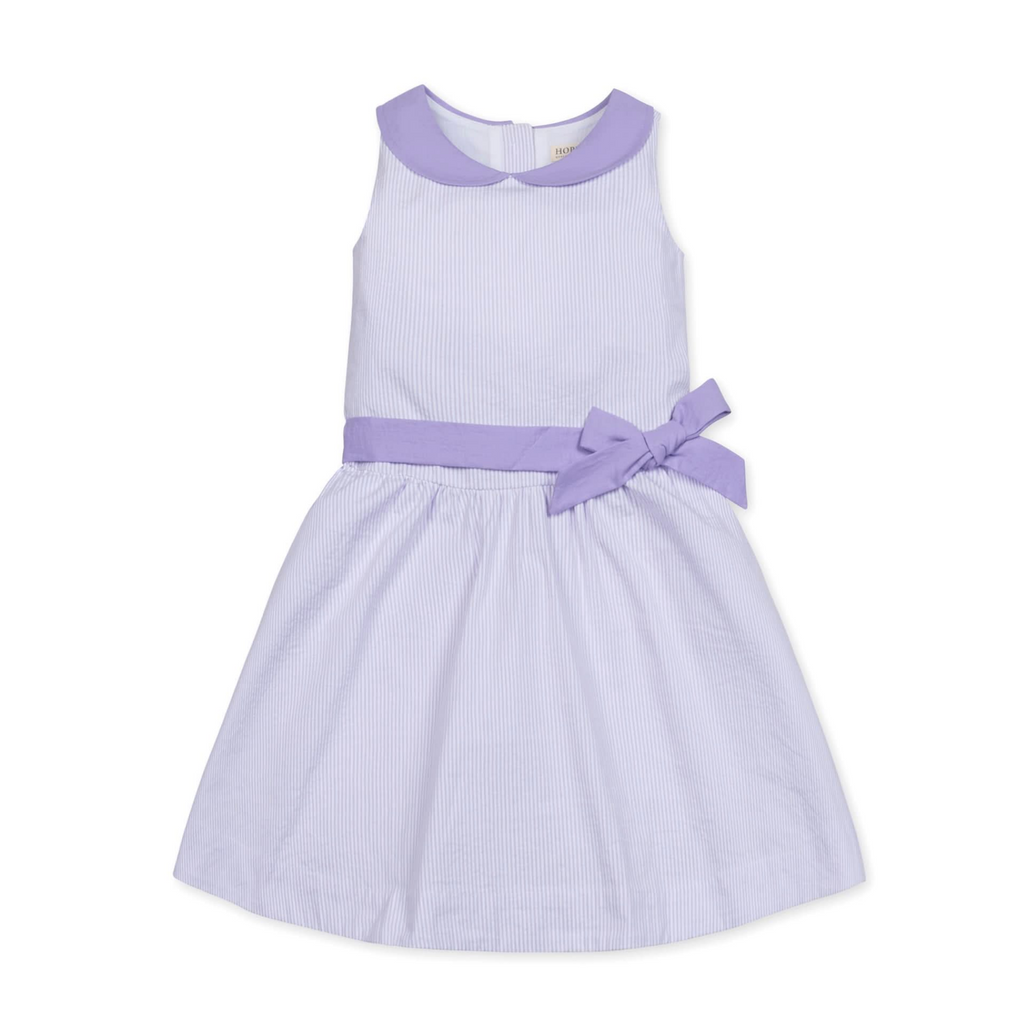 Organic Seersucker Peter Pan Collar Dress
