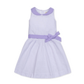 Organic Seersucker Peter Pan Collar Dress