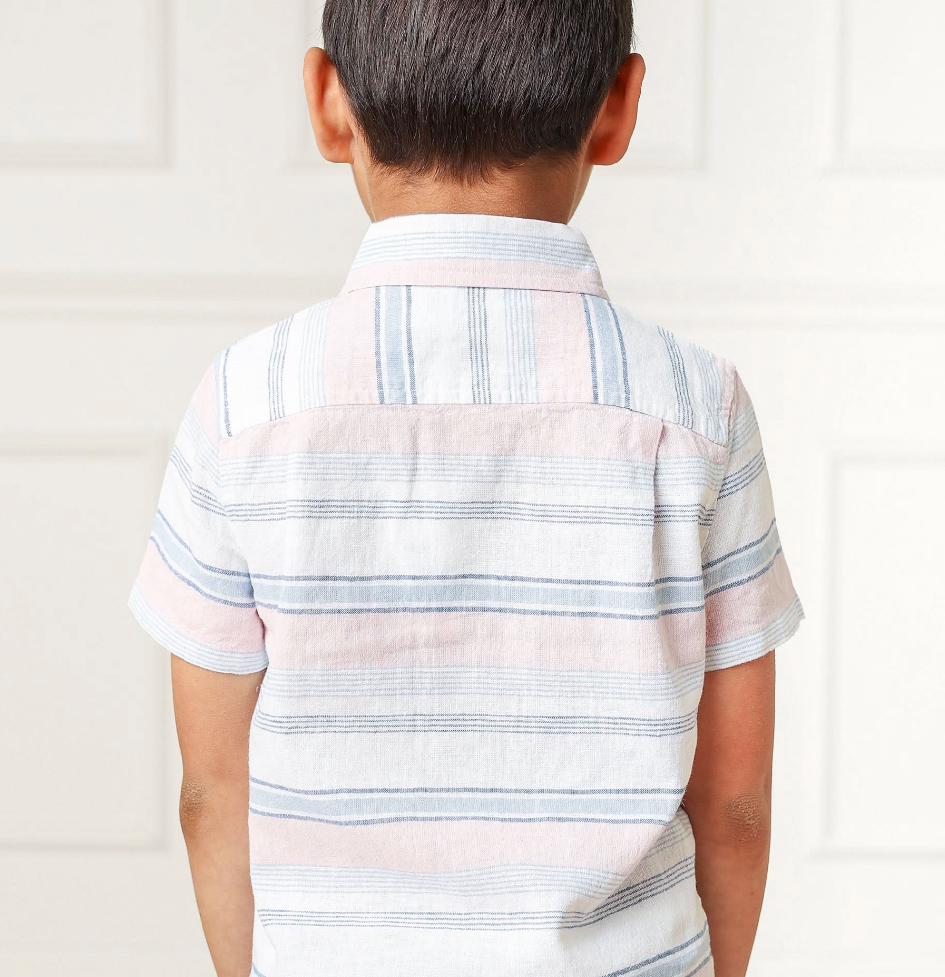 Linen Short Sleeve Button Down Shirt