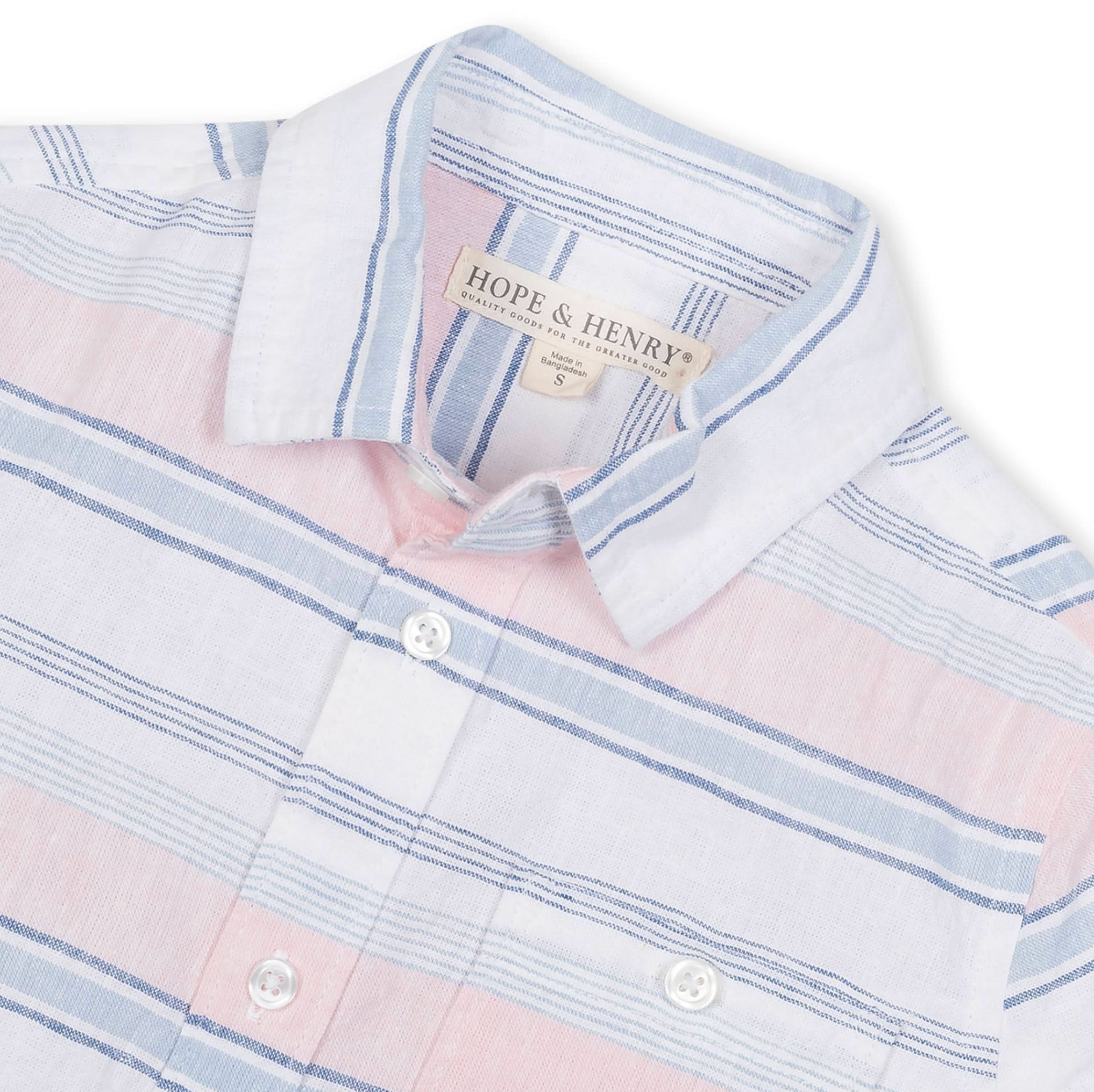 Linen Short Sleeve Button Down Shirt