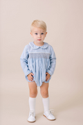 Blue and Khaki Corduroy Bubble