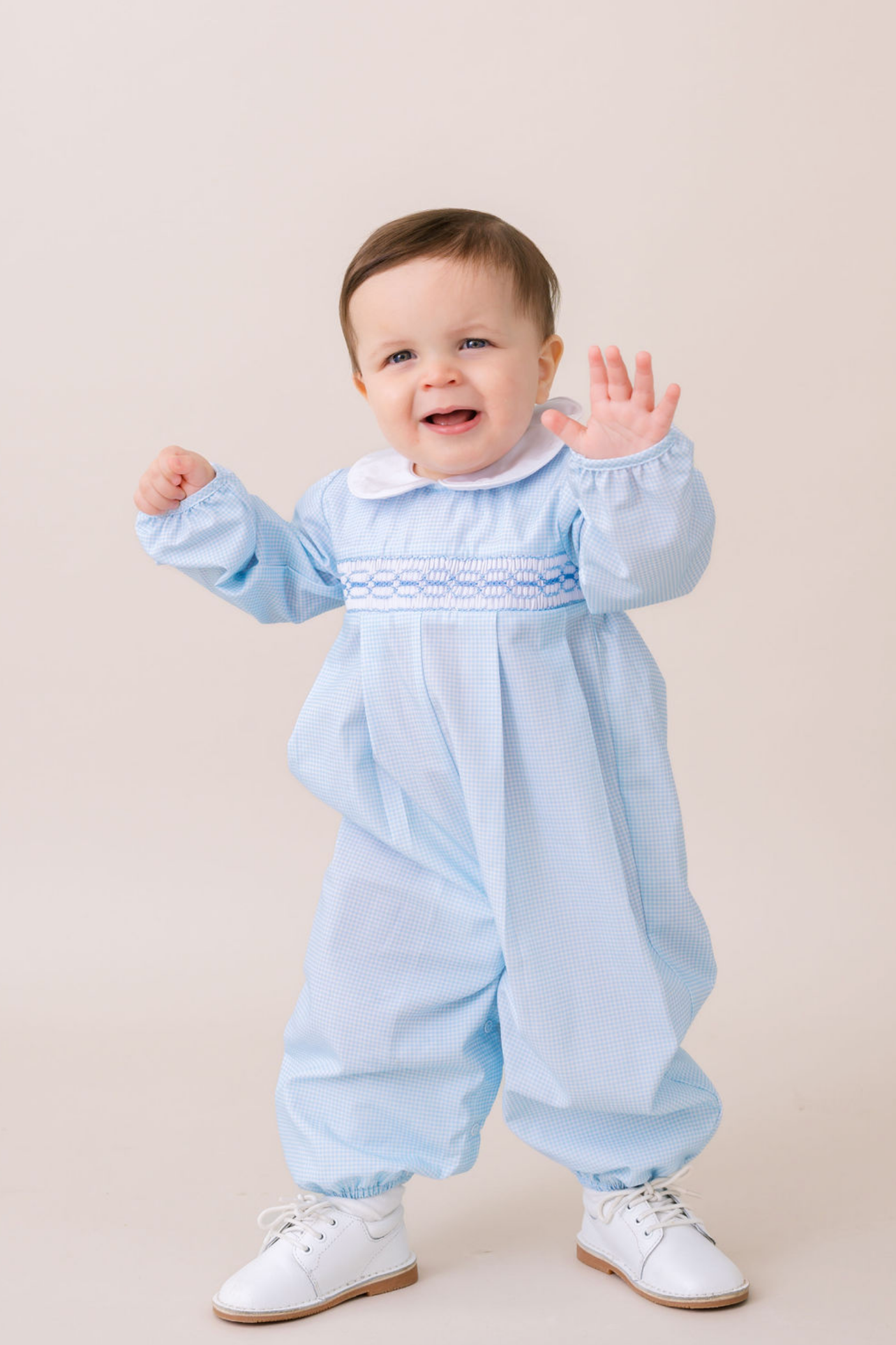 Baby Blue Mini Gingham