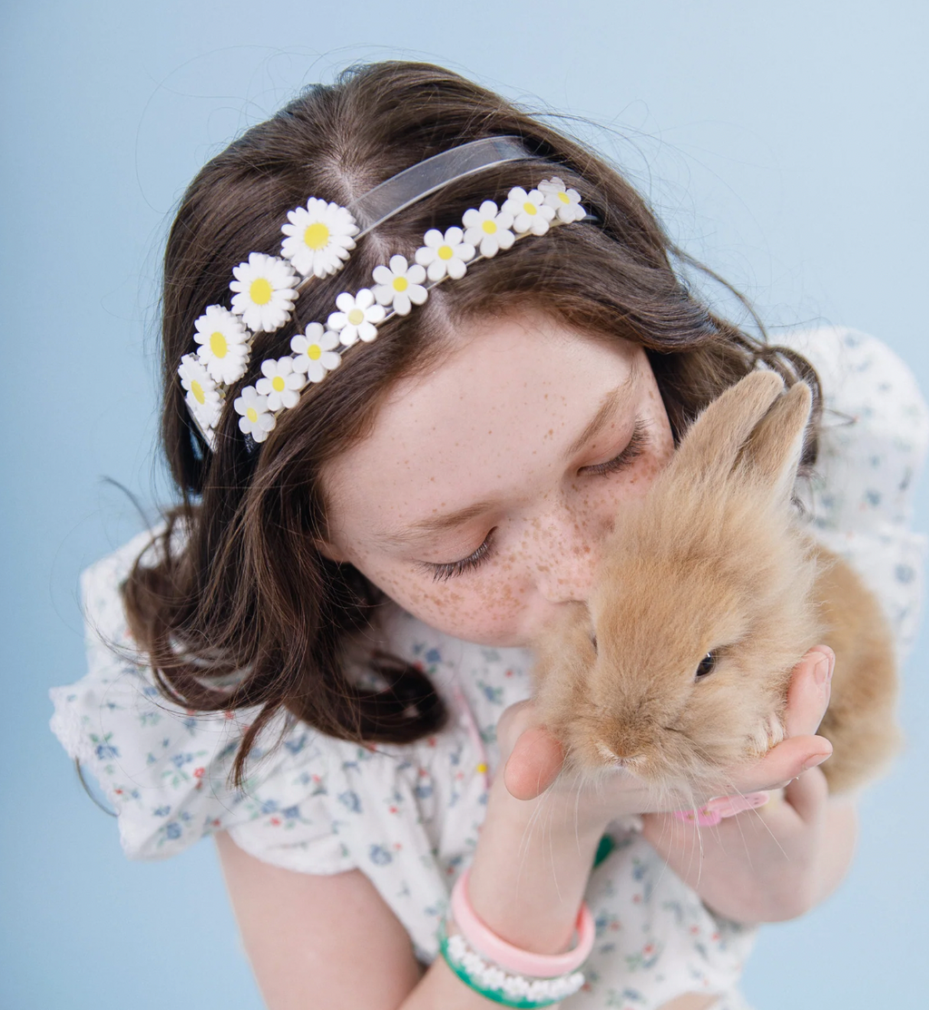 Daisies White Headband