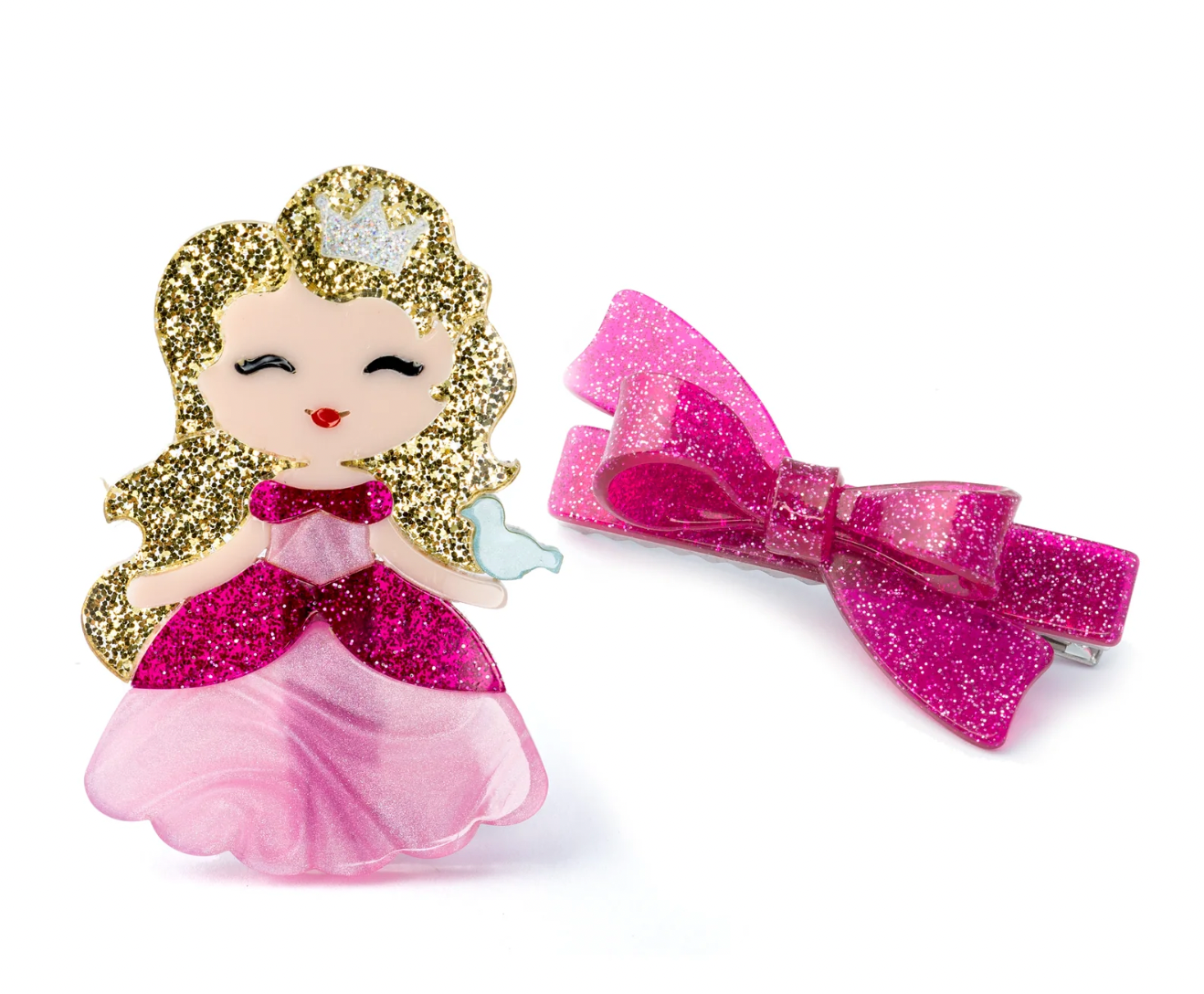 Cute Doll Pink Dress & Pink Bow