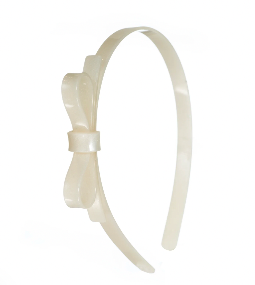 Thin Bow Vintage Headband
