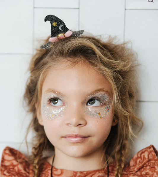 Witch Hat Black Glitter Headband