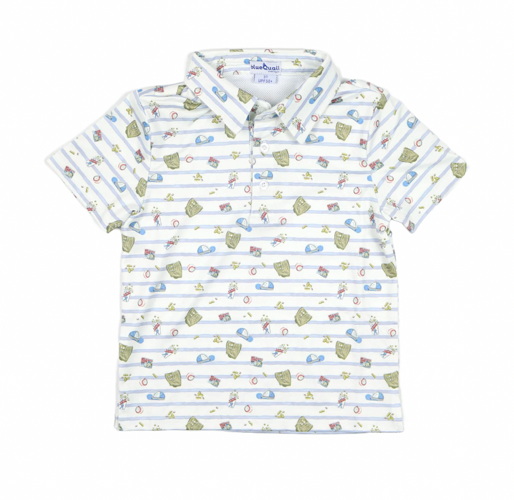 7th Inning Stretch Polo Short Sleeve Shirt