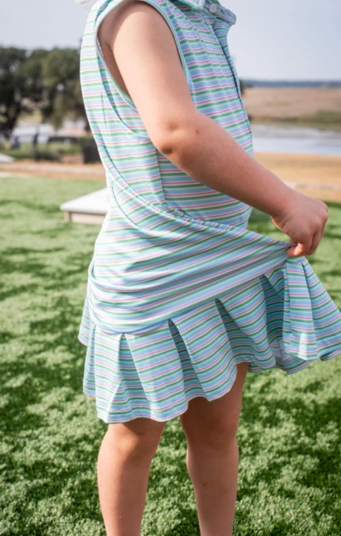 Sherbet Polo Short Sleeveless Dress