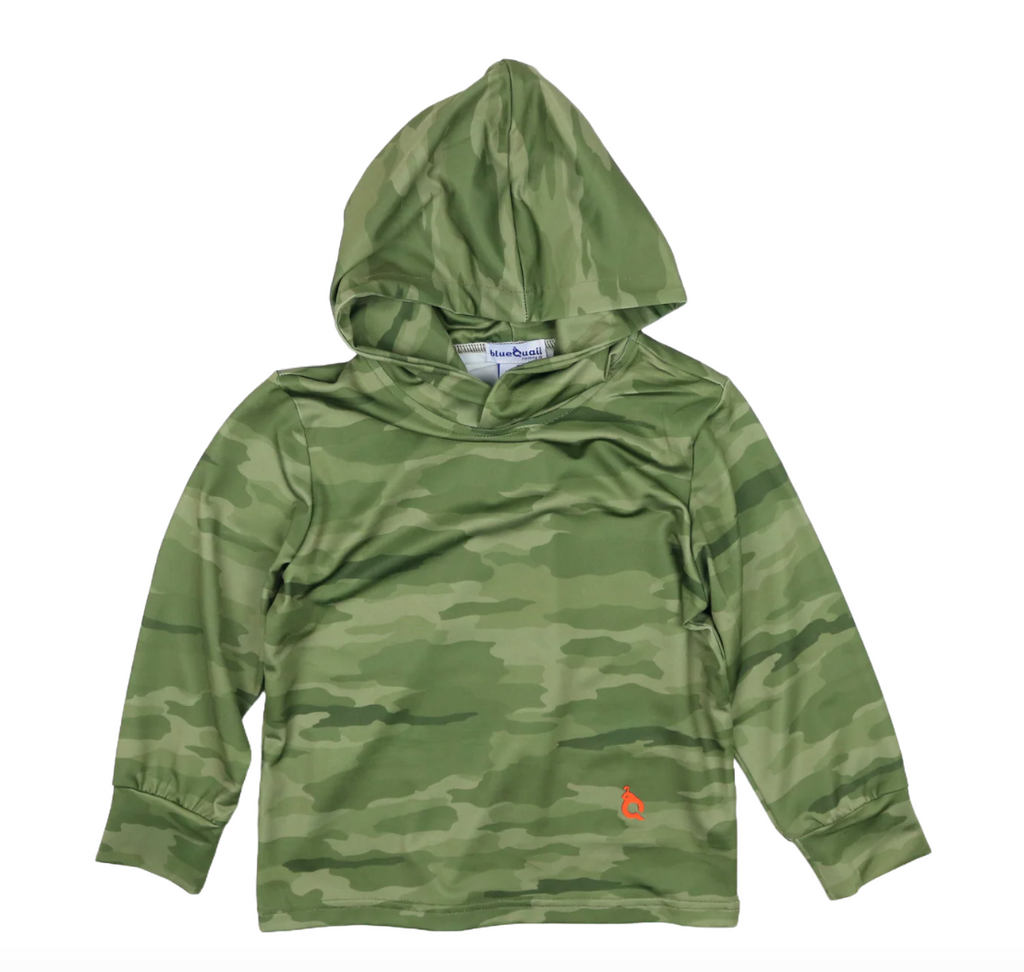Classic Camo Green Lightweight Performance Hoodie