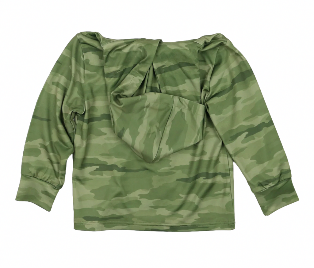 Classic Camo Green Lightweight Performance Hoodie