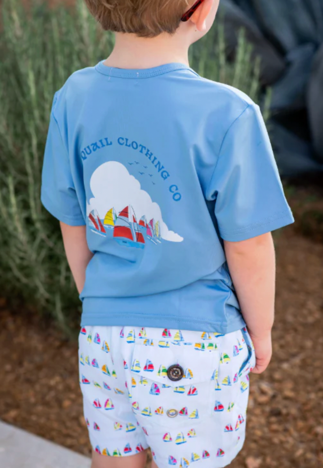 Boat Race Short Sleeve Performance Tee