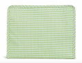 Roadie Large Zip Pouch - Gingham Leaf2