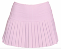 Pink Striped mini pleat skort