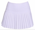 Lavender Striped Mini Pleat Skort