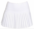 White Mini Pleat Skort