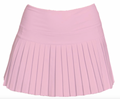 Solid Pink Mini Pleat Skort
