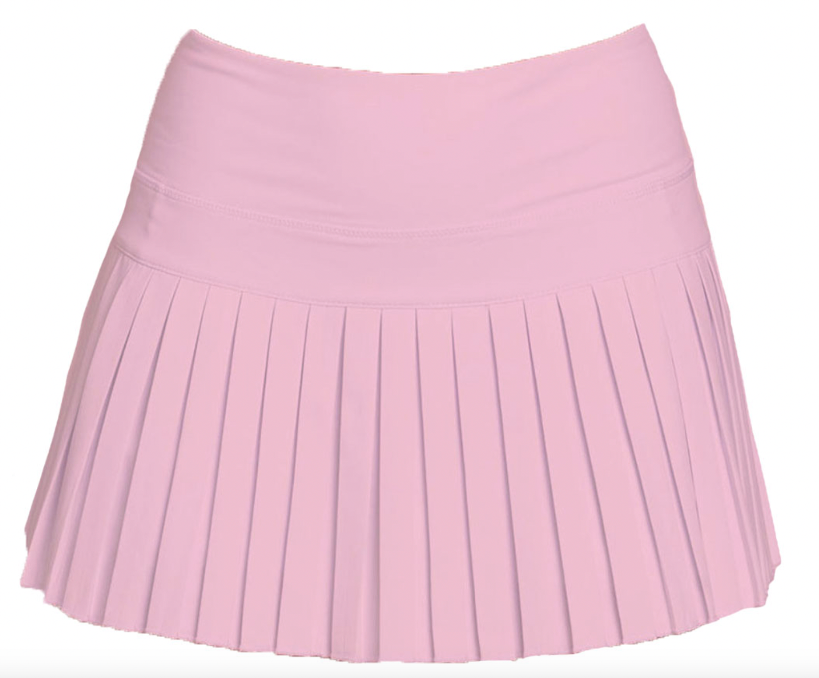 Solid Pink Mini Pleat Skort